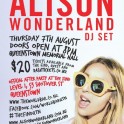 The Wall and The World Bar Present Alison Wonderland