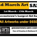 Queenstown Arts Centre - Mad March Art Sale.