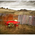 Table and Chairs at Manorburn - Photographic Print
