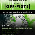 "Off-Piste" - Recycled Snowboard Exhibition
