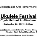 Alexandra and Area Primary Schools - Ukulele Festival.