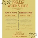 School Holiday Drama Workshops - proudly supported by Fine Thyme Theatre Company