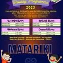 Central Otago Libraries School Holiday Programme 2023.