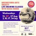 Queenstown Arts Society - Life Drawing Classes with Kasia Hebda.