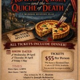 Dunstan Drama Tour - Agatha Raisin and the Quiche of Death.