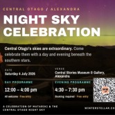 Central Stories Museum and Art Gallery - Central Otago Night Sky Celebration.