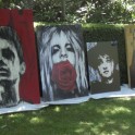Jon Thom paintings at Art in the Garden