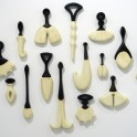 "a collections of charms" (2009) - wall sculpture - mdf, acrylic paint, varnish (sold) (70 X 110 X 3 CM)