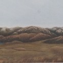 View from Mt Grand - Acrylic on wood relief (80 x 30cm)